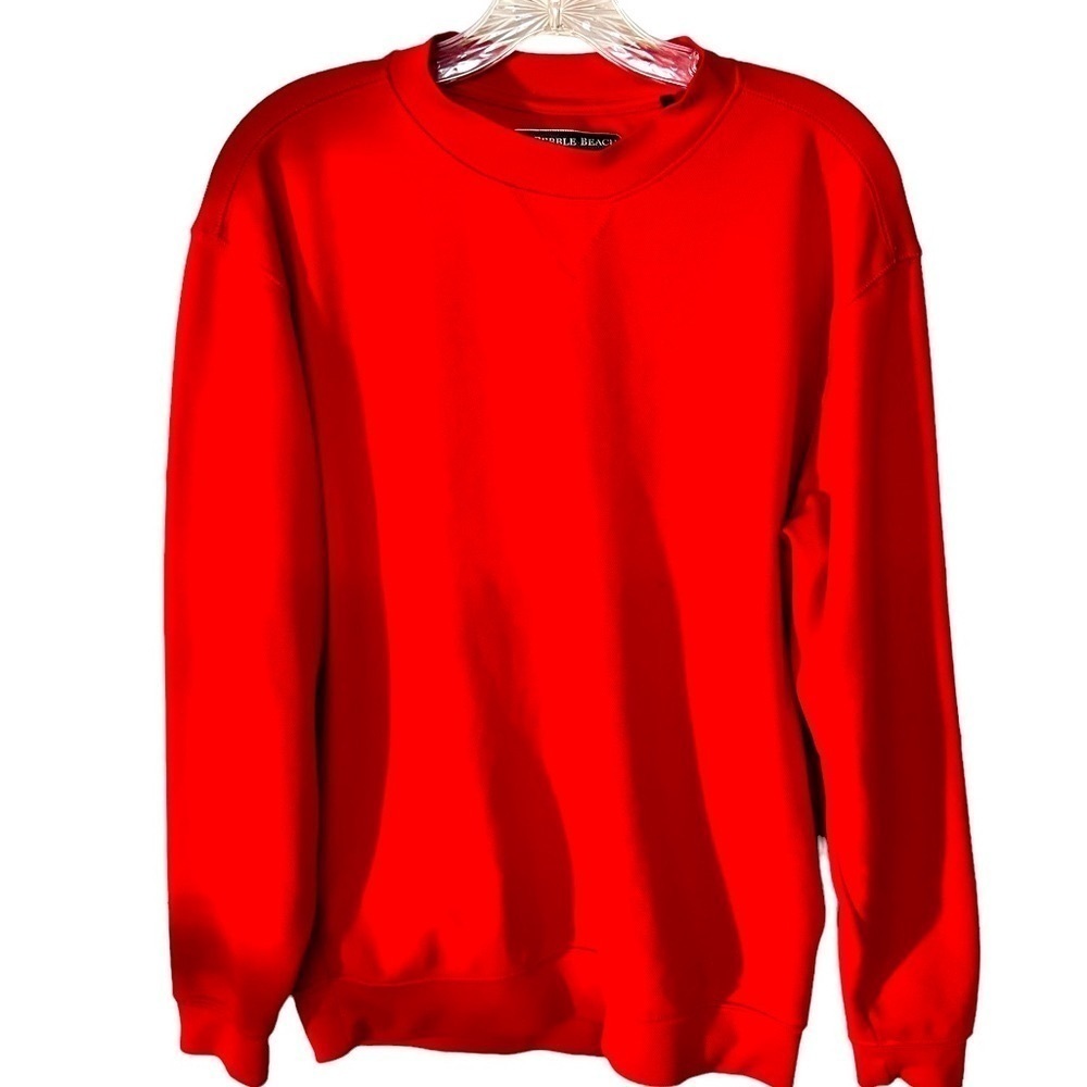 Pebble Beach Performance Men’s Red Sweater Size Small.